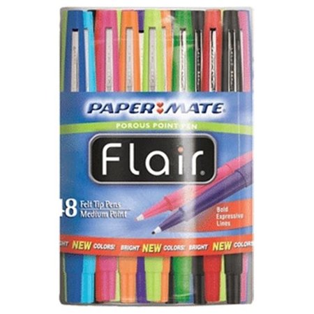 SANFORD Paper Mate Flair Fashion Canister Asst Medium 48 Ct Canister 4651 4651